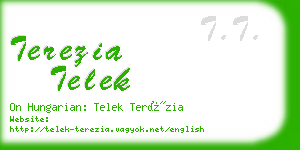 terezia telek business card